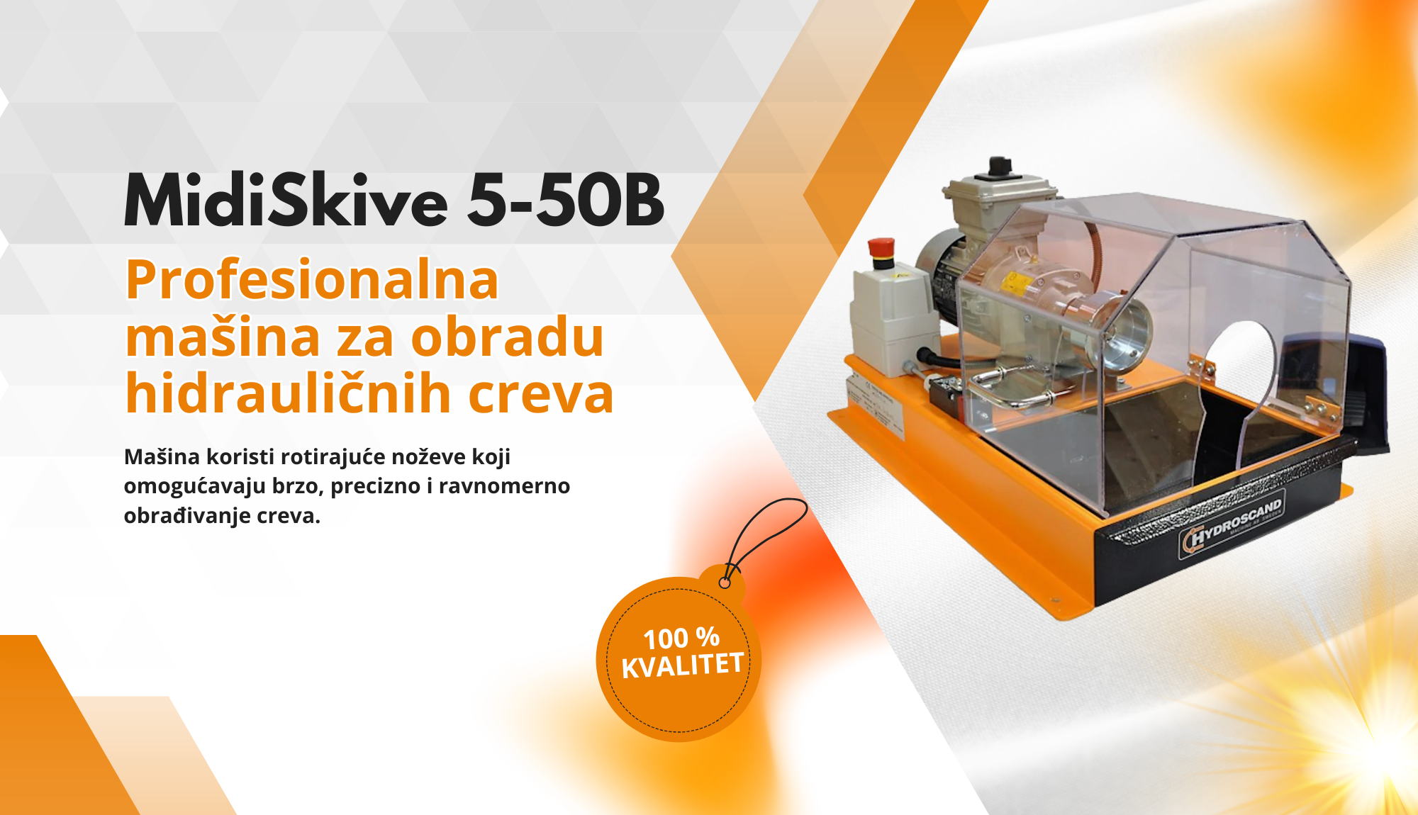 MidiSkive 5-50B – Profesionalna mašina za obradu hidrauličnih creva