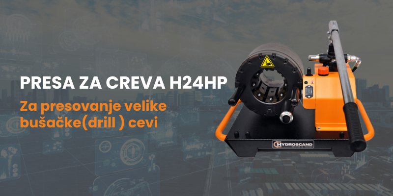 H24HP ED.II – profesionalna presa za krimpovanje hidrauličnih creva