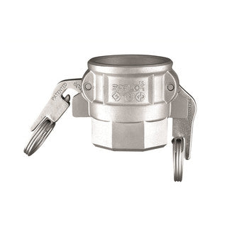 Camlock Saflock D female - BSP thread female, Stainless steel (5023-25)