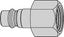 Nipl G 1/4" FEM