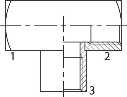 T-Adaptor G F – G F – G F (7406-xx)