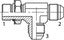 L adapter JIC (7645-xx)
