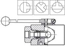Trokraki kuglasti ventil G 1 1/4" L-bušen